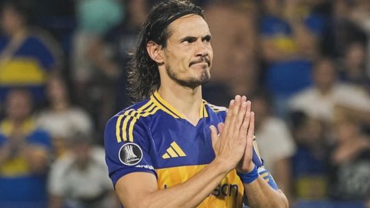 El posteo de Cavani sobre el triunfo de Boca ante Estudiantes: «Buen trabajo, muchachos»