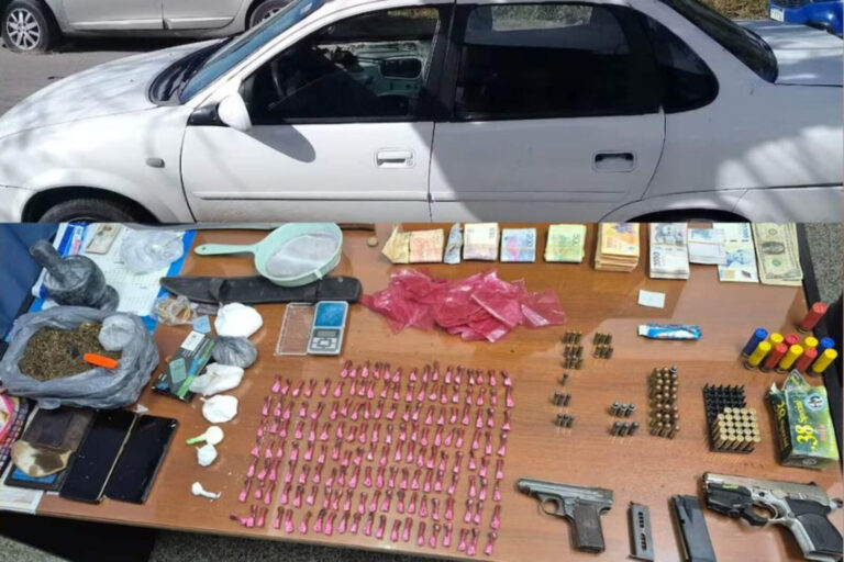 Córdoba: fuerte operativo policial desbarata banda narco con un arsenal de armas