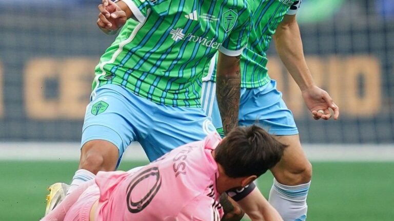 Con Lionel Messi, Inter Miami sufrió una dura goleada contra Seattle Sounders en la final de la Leagues Cup